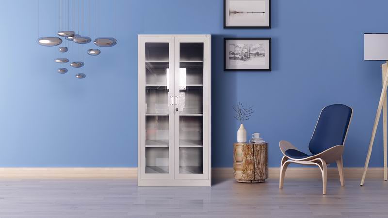 SJ-G5 Glass Two Door cabinet