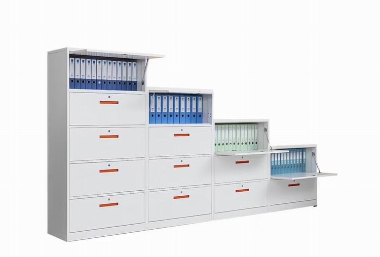 SJ-LFCS Lateral Filing Cabinet with Retractable Door